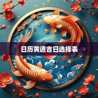 日历黄道吉日选择表