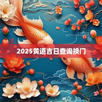 2025黄道吉日查询换门