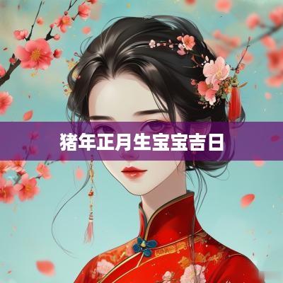 猪年正月生宝宝吉日