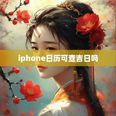 iphone日历可查吉日吗