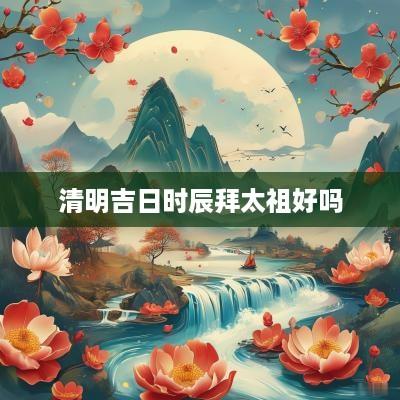 清明吉日时辰拜太祖好吗