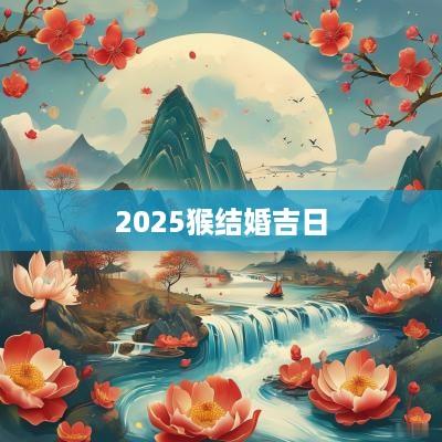 2025猴结婚吉日