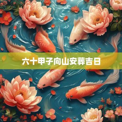 六十甲子向山安葬吉日