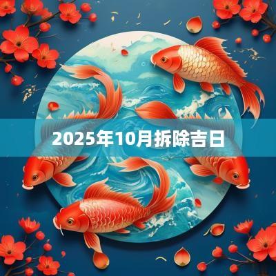 2025年10月拆除吉日