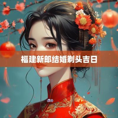 福建新郎结婚剃头吉日
