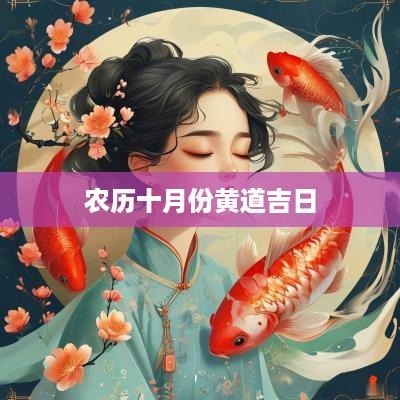 农历十月份黄道吉日