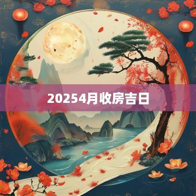 20254月收房吉日