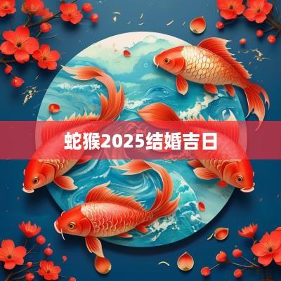 蛇猴2025结婚吉日
