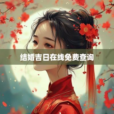 结婚吉日在线免费查询