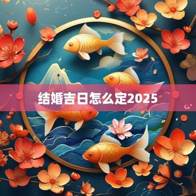 结婚吉日怎么定2025