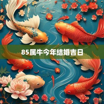 85属牛今年结婚吉日