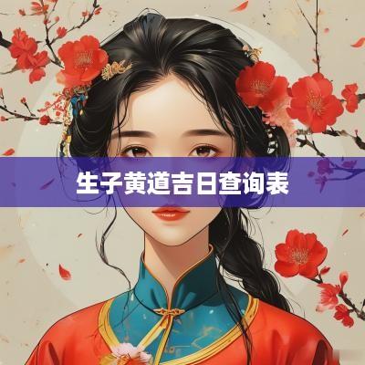 生子黄道吉日查询表