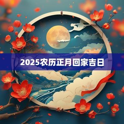 2025农历正月回家吉日