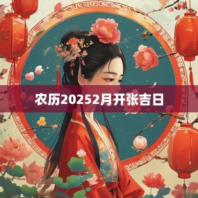 农历20252月开张吉日