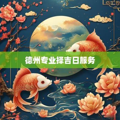 德州专业择吉日服务