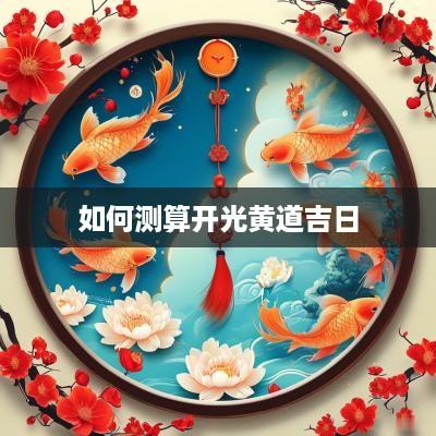 如何测算开光黄道吉日