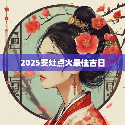 2025安灶点火最佳吉日