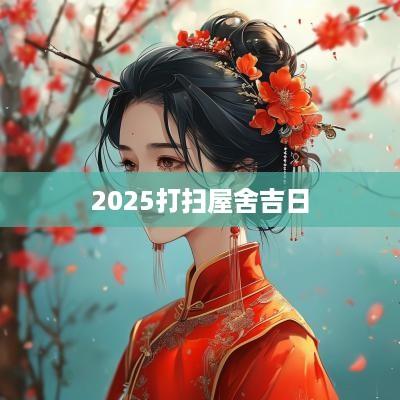 2025打扫屋舍吉日