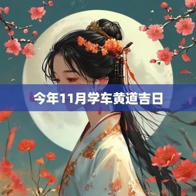 今年11月学车黄道吉日