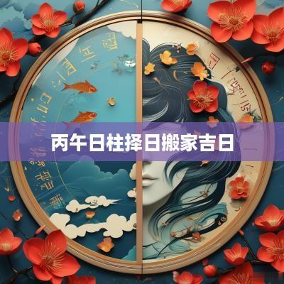 丙午日柱择日搬家吉日