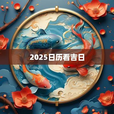 2025日历看吉日