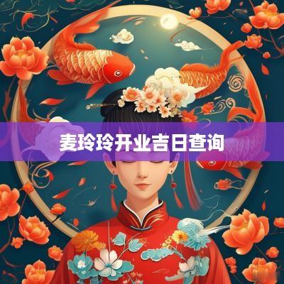 麦玲玲开业吉日查询