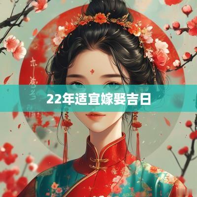 22年适宜嫁娶吉日