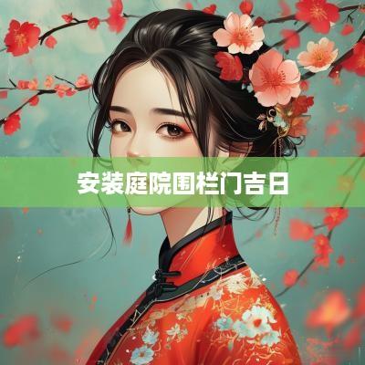 安装庭院围栏门吉日