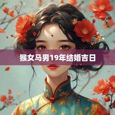 猴女马男19年结婚吉日