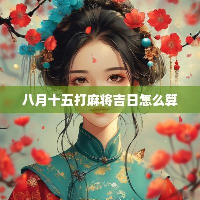 八月十五打麻将吉日怎么算