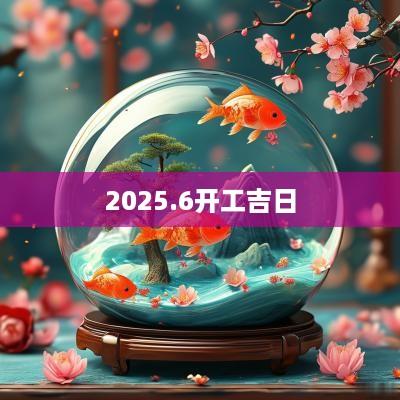 2025.6开工吉日
