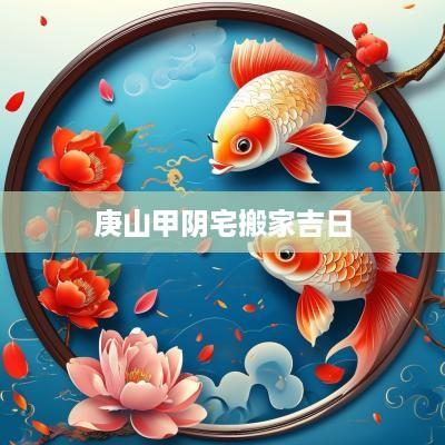 庚山甲阴宅搬家吉日