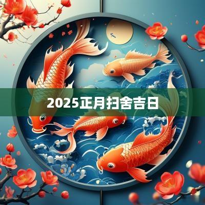 2025正月扫舍吉日