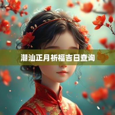 潮汕正月祈福吉日查询