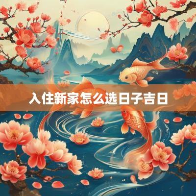 入住新家怎么选日子吉日