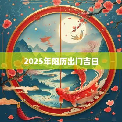 2025年阳历出门吉日