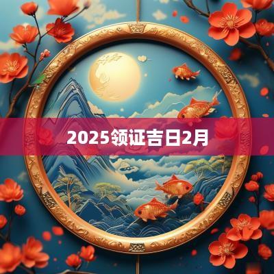 2025领证吉日2月