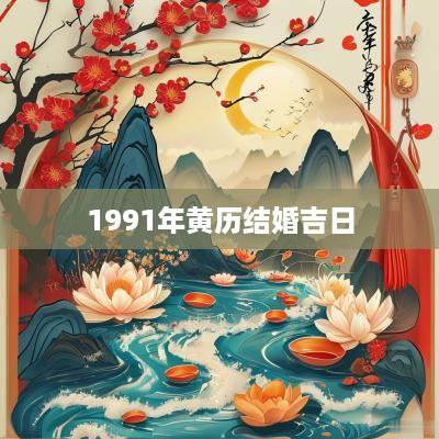1991年黄历结婚吉日