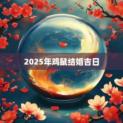 2025年鸡鼠结婚吉日
