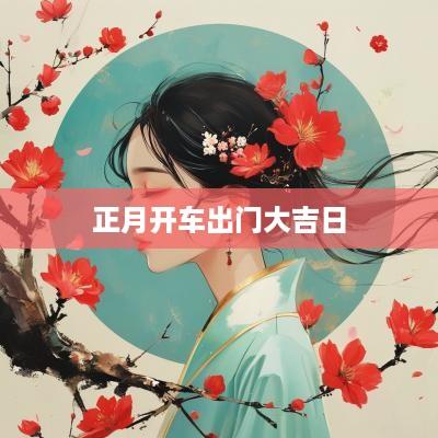 正月开车出门大吉日