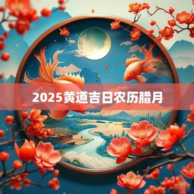 2025黄道吉日农历腊月