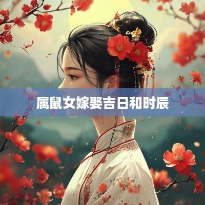 属鼠女嫁娶吉日和时辰