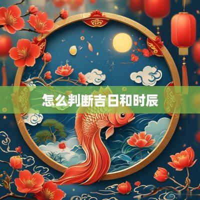 怎么判断吉日和时辰