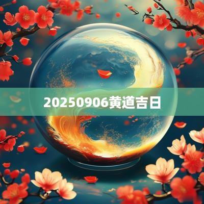 20250906黄道吉日