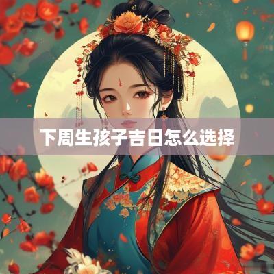 下周生孩子吉日怎么选择