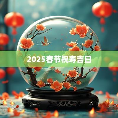 2025春节祝寿吉日