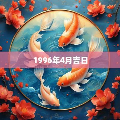 1996年4月吉日