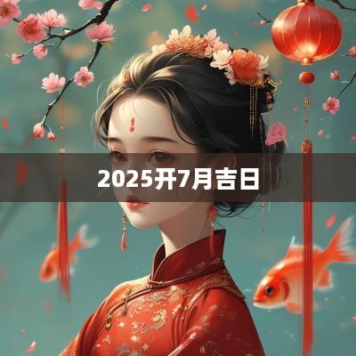 2025开7月吉日