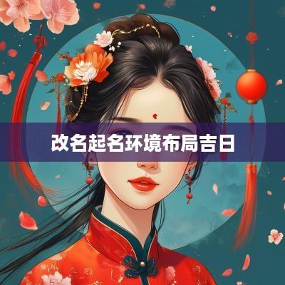 改名起名环境布局吉日