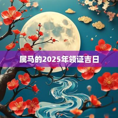 属马的2025年领证吉日